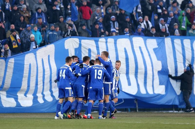 Football. Nice I Liga. Ruch Chorzow - Drutex-Bytovia Bytow. 04.03.2018