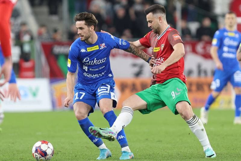 Football. Fortuna I Liga. Zaglebie Sosnowiec - Podbeskidzie Bielsko-Biala. 03.03.2024
