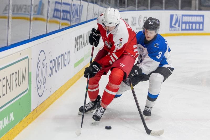 Ice Hockey. U20 World Championship Division 1B. Poland - Estonia. 11.12.2022