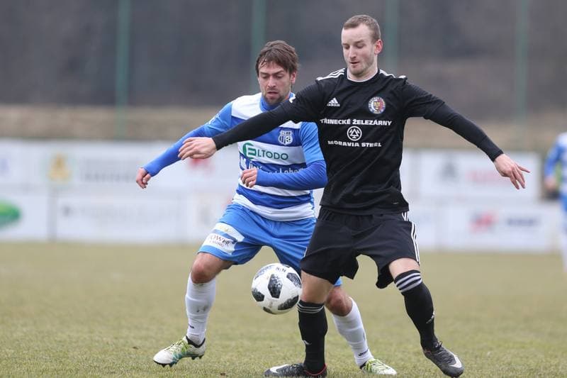 Football. Fortuna Narodni Liga. Fotbal Trinec - FK Usti nad Labem. 02.03.2019
