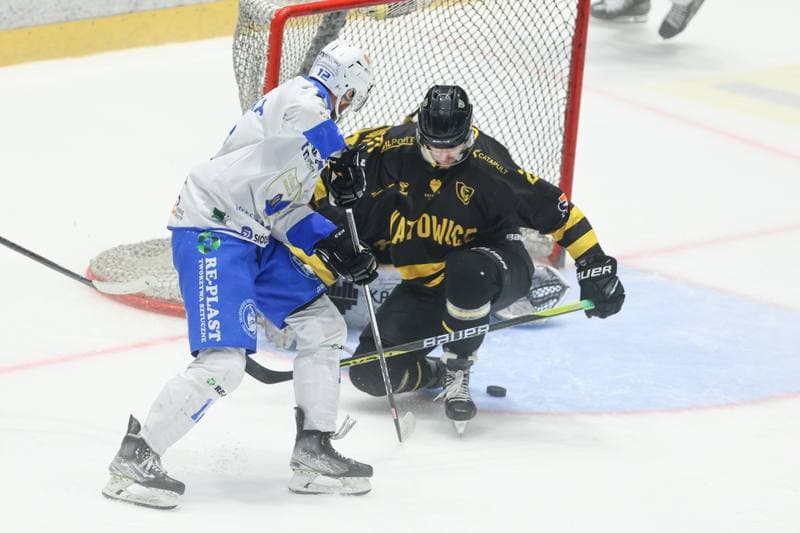 Ice Hockey. Tauron Hokej Liga. Re-Plast Unia Oswiecim - GKS Katowice. 06.04.2024