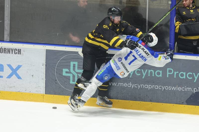Ice Hockey. Tauron Hokej Liga. Re-Plast Unia Oswiecim - GKS Katowice. 07.04.2024