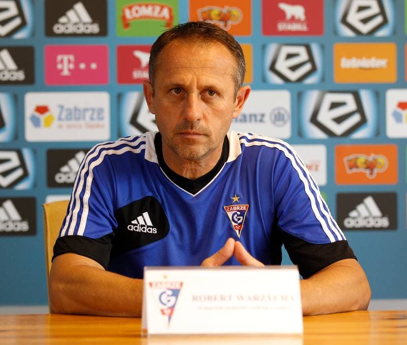 Football. Gornik Zabrze. Press Conference. 22.11.2013