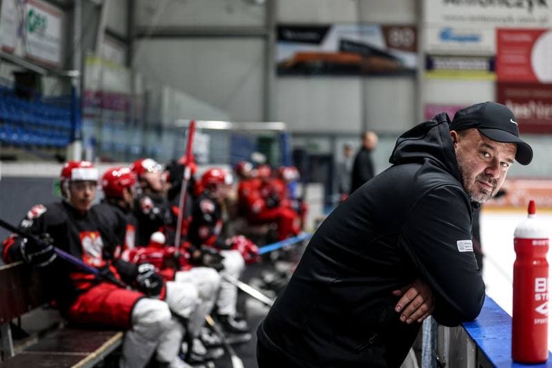 Ice Hockey. Poland national team. Training. 03.11.2024