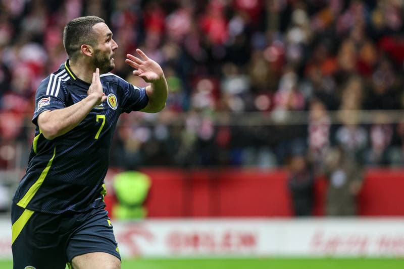 Football. UEFA Nations League. Poland - Scotland. 18.11.2024