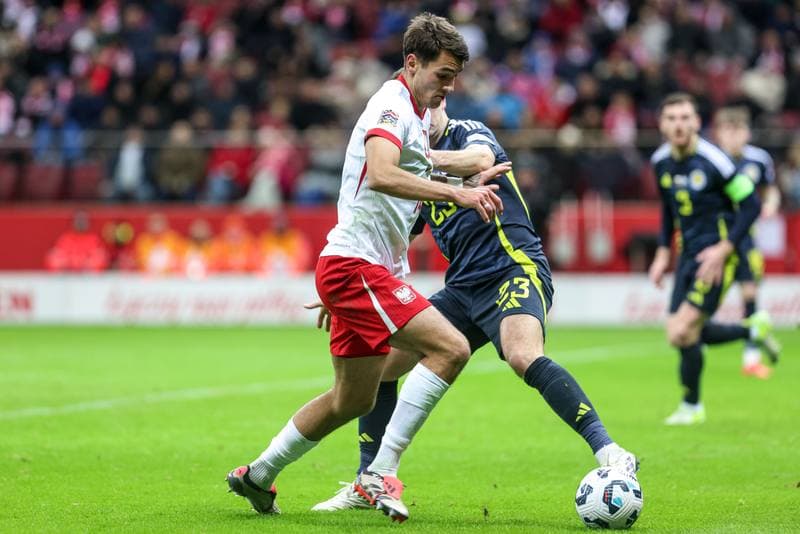 Football. UEFA Nations League. Poland - Scotland. 18.11.2024