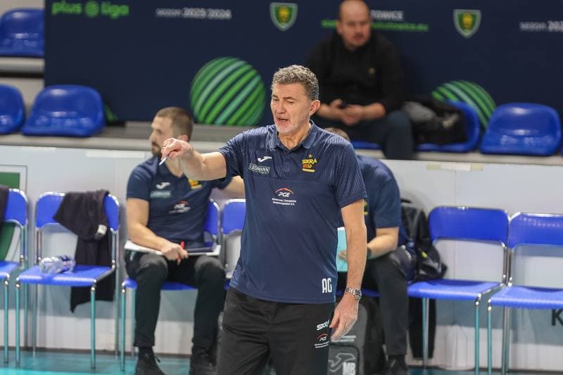 Volleyball. PlusLiga. GKS Katowice - PGE Giek Skra Belchatow. 09.12.2023