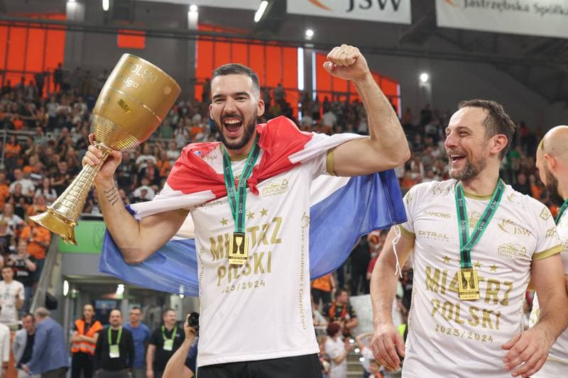Volleyball. PlusLiga. Jastrzebski Wegiel - Aluron CMC Warta Zawiercie. 28.04.2024