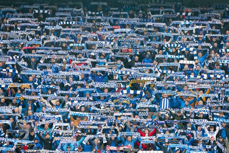 Football. PKO BP Ekstraklasa. Ruch Chorzow - Warta Poznan. 17.02.2024