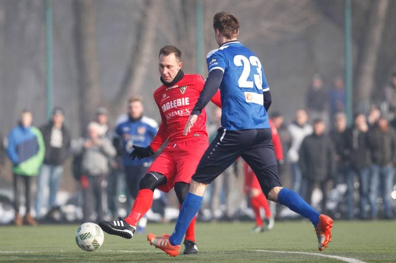 Football. Sparing. Zaglebie Sosnowiec - Odra Opole. 28.01.2017