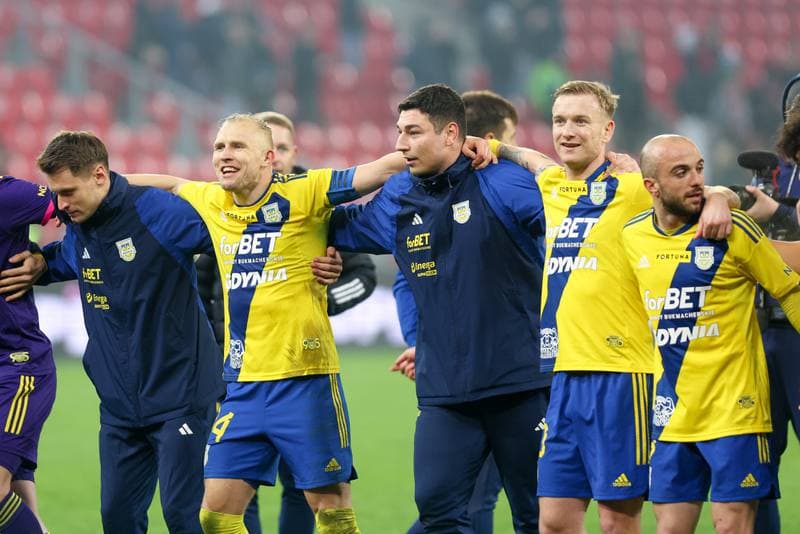 Football. Fortuna I Liga. GKS Tychy - Arka Gdynia. 01.03.2024