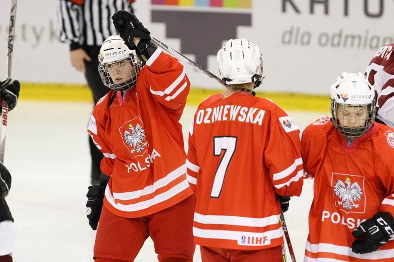 Ice Hockey. Women's World Championship. Latvia - Poland. 12.04.2017