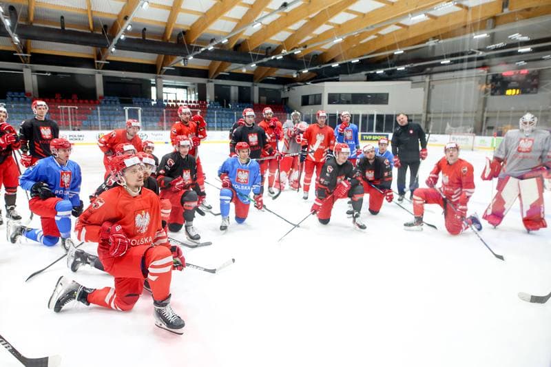 Ice Hockey. Poland national team. Training. 16.04.2024