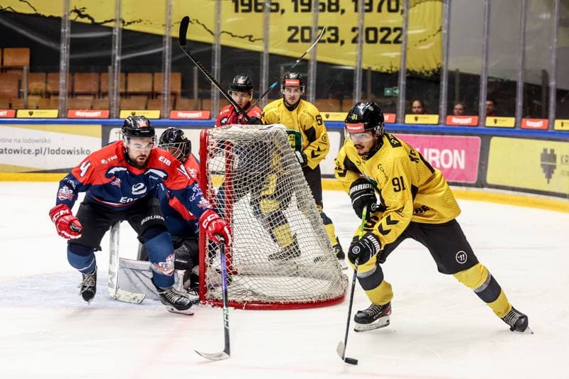 Ice Hockey. Tauron Hokej Liga. GKS Katowice - KH Energa Torun. 26.09.2024
