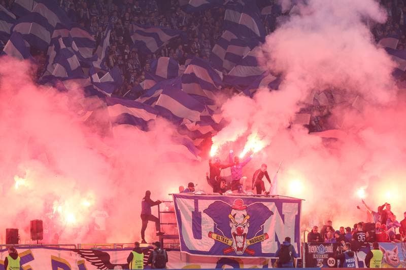 Football. Betclic I Liga. Ruch Chorzow - Arka Gdynia. 08.03.2025
