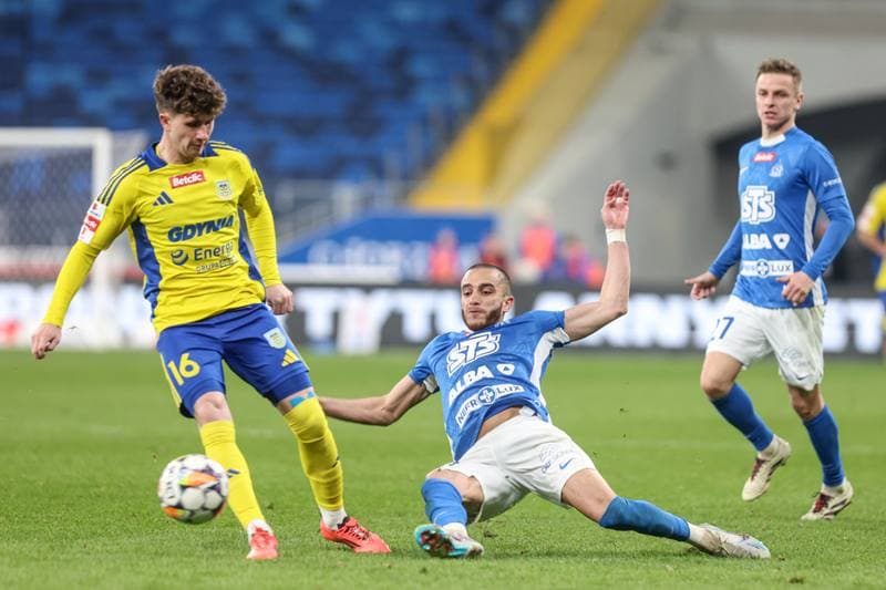 Football. Betclic I Liga. Ruch Chorzow - Arka Gdynia. 08.03.2025