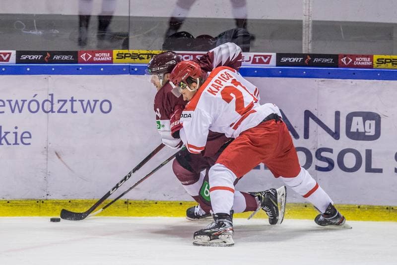 Ice Hockey. Three Seas Tournament. Poland - Latvia. 21.04.2021