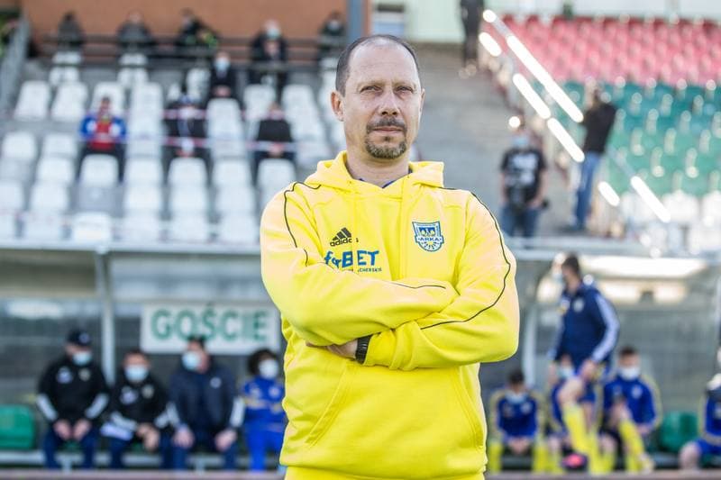 Football. Fortuna I Liga. Zaglebie Sosnowiec - Arka Gdynia. 28.04.2021