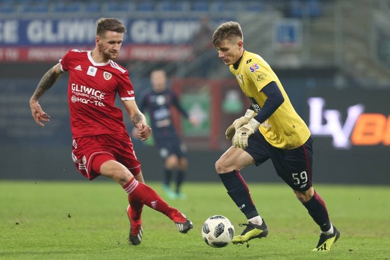 Football. Lotto Ekstraklasa. Piast Gliwice - Pogon Szczecin. 03.12.2018