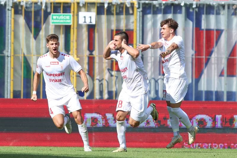 Football. Betclic I Liga. GKS Tychy - Miedz Legnica. 21.07.2024