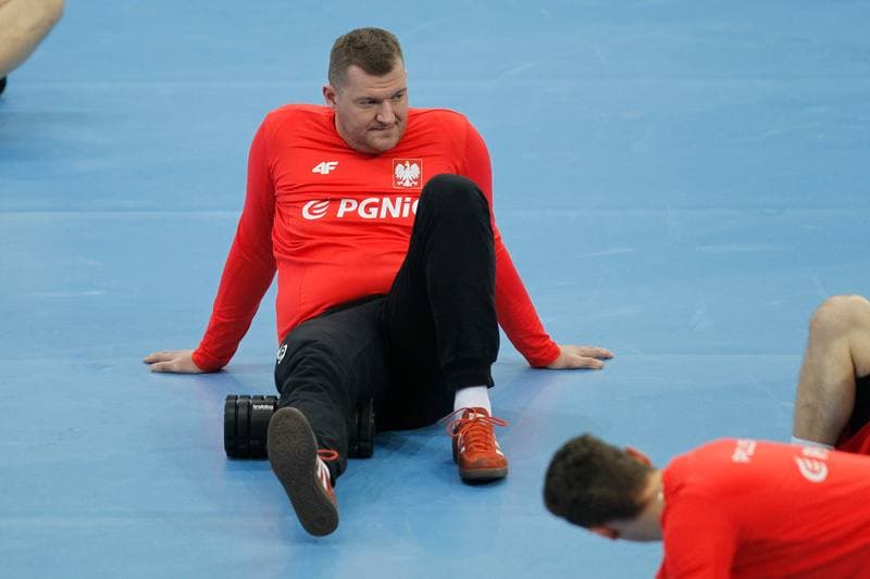 Handball. Poland national team. Training. 09.04.2019