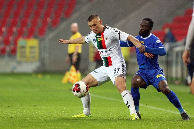 Football. Fortuna I Liga. GKS Tychy - Wigry Suwalki. 28.04.2019