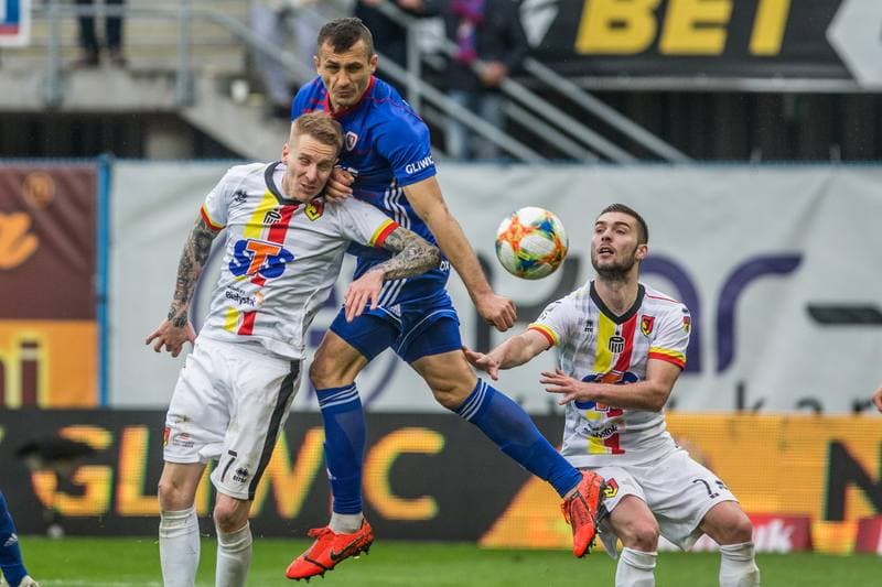 Football. Lotto Ekstraklasa. Piast Gliwice - Jagiellonia Bialystok. 12.05.2019