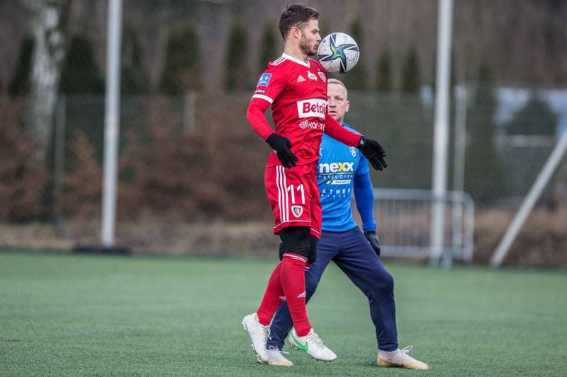 Football. Sparing. Piast Gliwice - LKS Goczalkowice Zdroj. 15.01.2022
