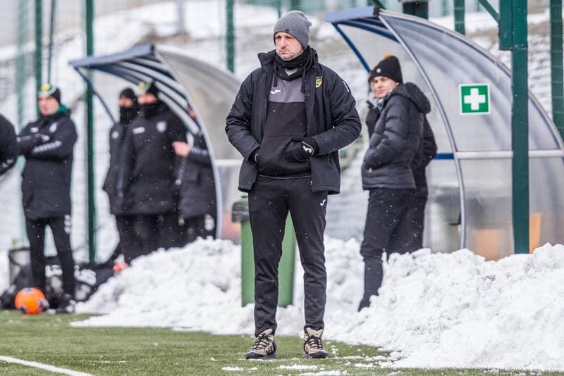 Football. Sparing. GKS Katowice - GKS Jastrzebie. 22.01.2022