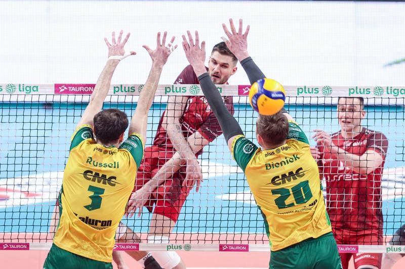 Volleyball. PlusLiga. Aluron CMC Warta Zawiercie - Asseco Resovia Rzeszow. 29.03.2025