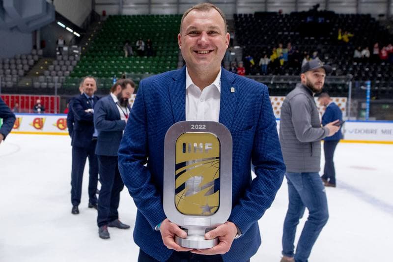 Ice Hockey. World Championship Division 1 Group B. Estonia - Ukraine. 01.05.2022