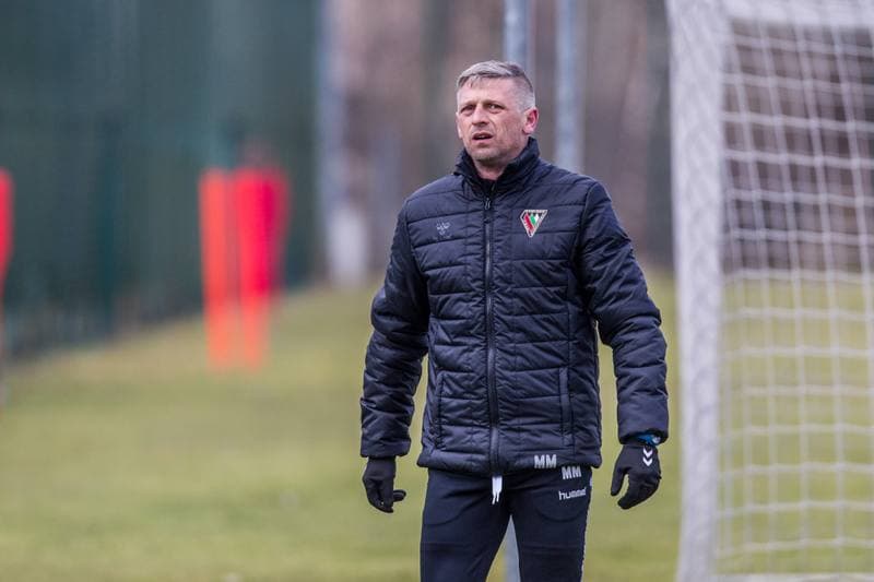 Football. Zaglebie Sosnowiec. Training. 20.02.2020