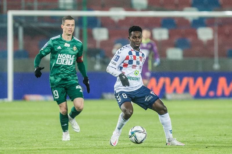Football. PKO BP Ekstraklasa. Gornik Zabrze - Slask Wroclaw. 16.04.2021