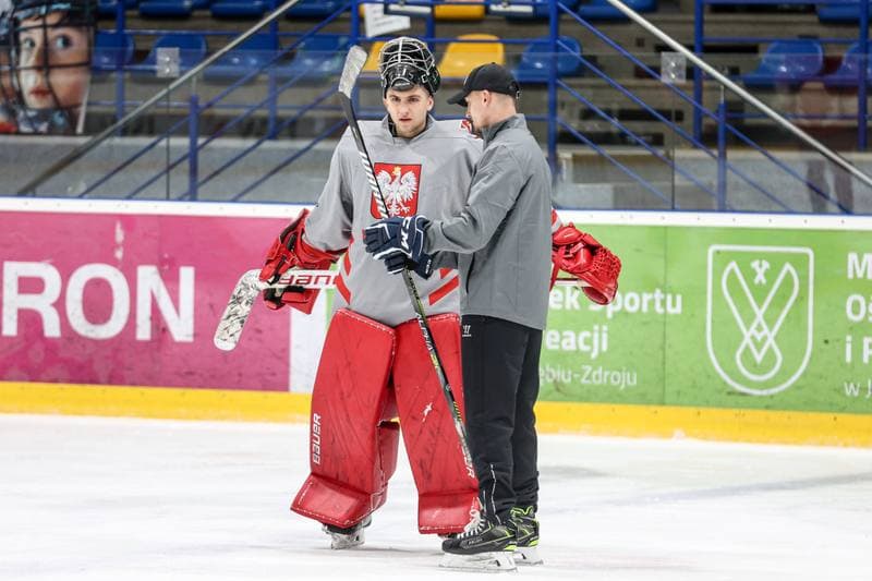 Ice Hockey. Poland national team. Training. 03.11.2024
