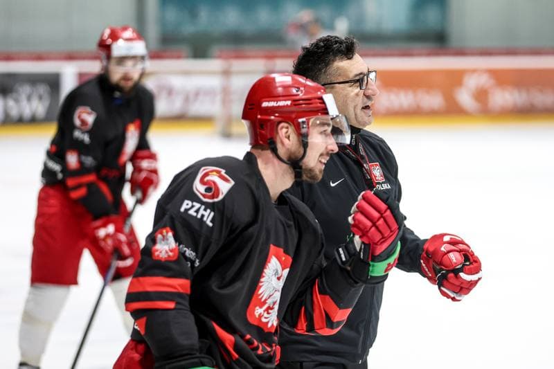 Ice Hockey. Poland national team. Training. 03.11.2024