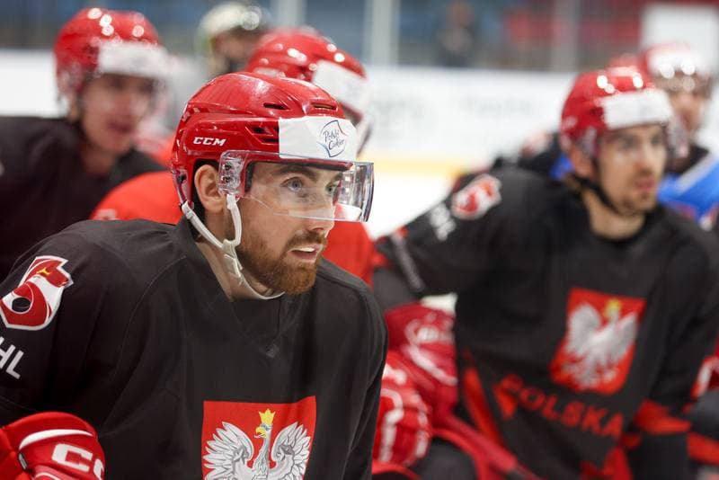 Ice Hockey. Poland national team. Training. 16.04.2024
