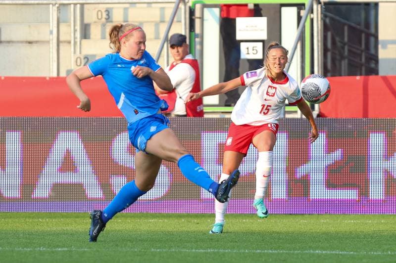 Football. UEFA Women's European Qualifiers. Poland - Iceland. 16.07.2024