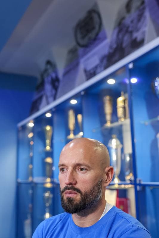 Football. Ruch Chorzow. Press Conference. 24.08.2023