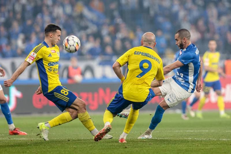 Football. Betclic I Liga. Ruch Chorzow - Arka Gdynia. 08.03.2025