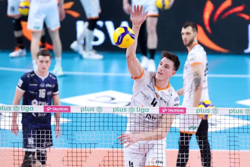 Volleyball. PlusLiga. Jastrzebski Wegiel - GKS Katowice. 03.02.2024