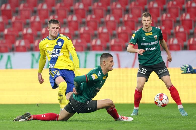 Football. Fortuna I Liga. GKS Tychy - Arka Gdynia. 01.03.2024