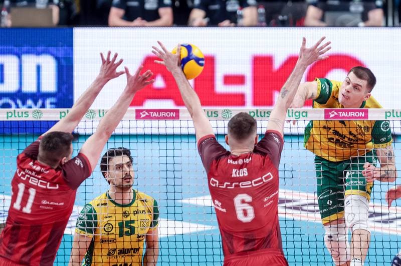 Volleyball. PlusLiga. Aluron CMC Warta Zawiercie - Asseco Resovia Rzeszow. 29.03.2025