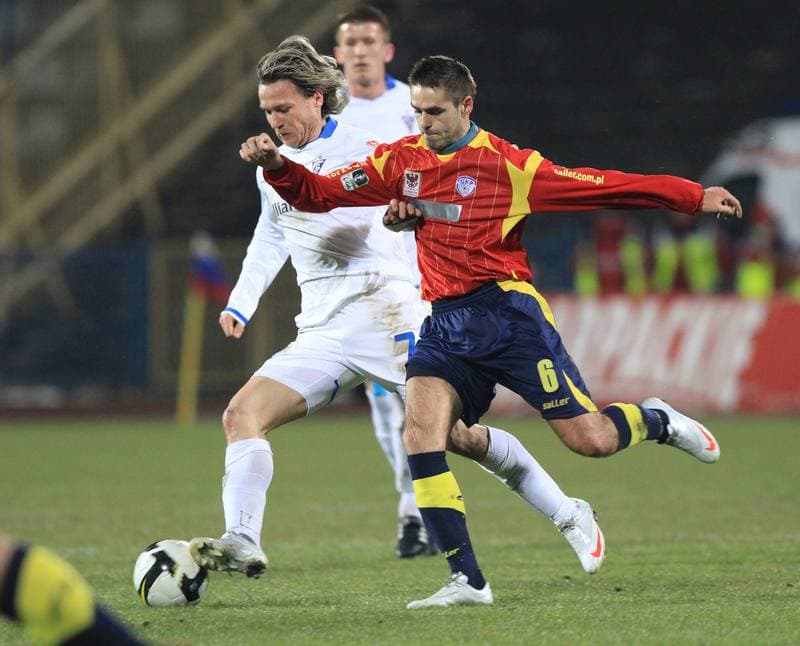 Football. I liga. Gornik Zabrze - GKP Gorzow. 14.03.2010