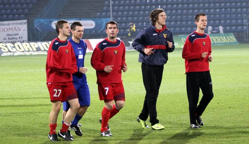 Football. Ekstraklasa. Ruch Chorzow - Odra Wodzislaw. 20.04.2010