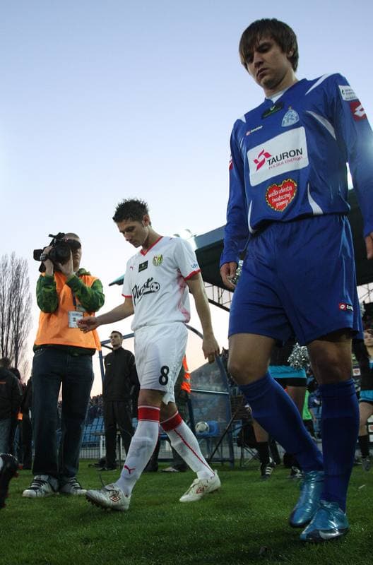 Football. T-Mobile Ekstraklasa. Ruch Chorzow - Slask Wroclaw. 09.03.2013