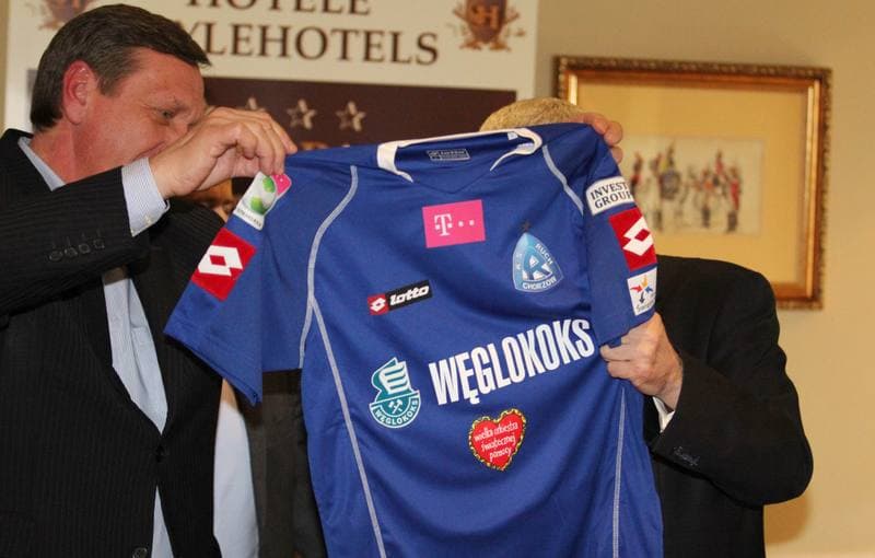 Football. Ruch Chorzow. Press Conference. 21.03.2012