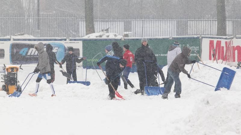 Football. Gornik Zabrze. Training. 15.02.2012