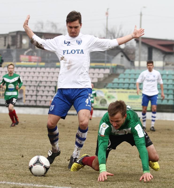 Football. I liga. GKS Tychy - Flota Swinoujscie. 30.03.2013