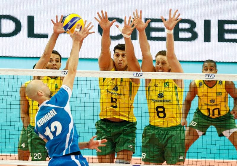 Volleyball. FIVB Men's World Championship. Brazil - Finland. 05.09.2014