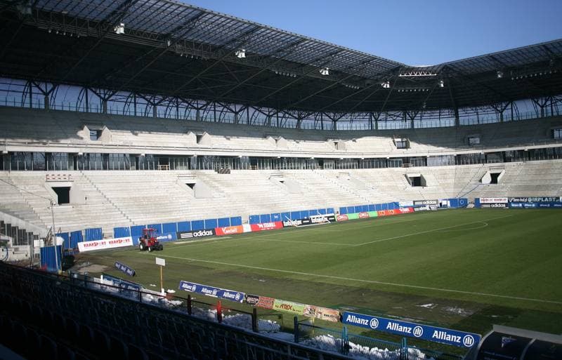 Football. T-Mobile Ekstraklasa. Gornik Zabrze - Stadion. 12.02.2015